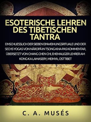 cover image of Esoterische lehren des Tibetischen Tantra (Übersetzt)